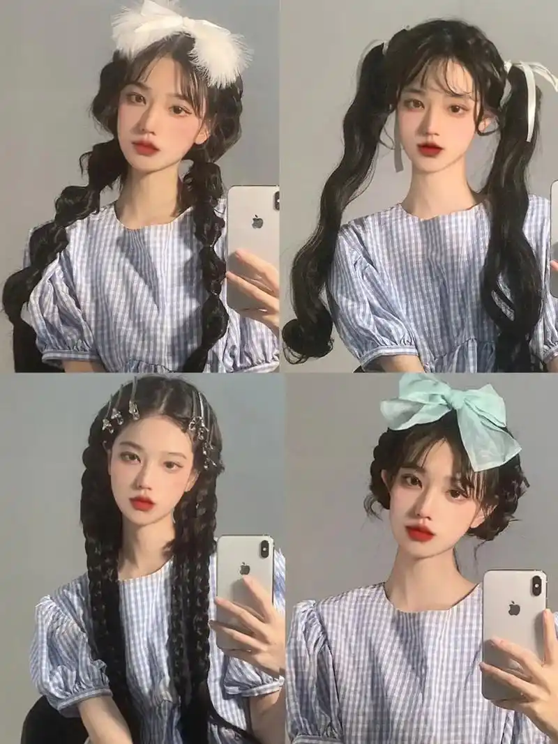 0!超甜的初恋感长发编发|||长发编发教程2 - 抖音