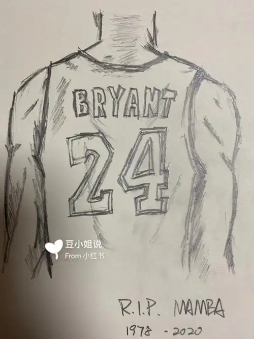 科比怎么画简笔画又很好看(用铅笔画科比简笔画) -【爱个性】