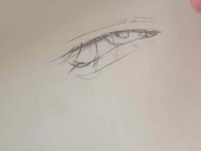 蓝色铅笔记录美好瞬间!教你如何画眼睛