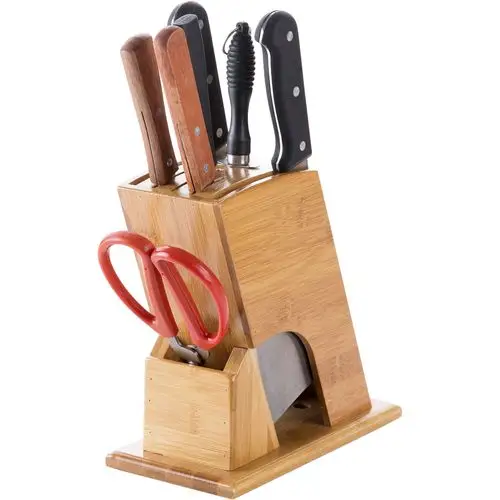 居家家楠竹刀架家用厨房刀具架子收纳架多功能菜刀架置物架插刀架