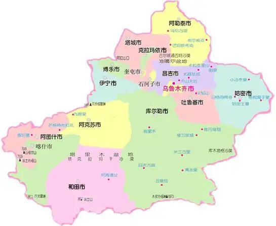 新疆地图