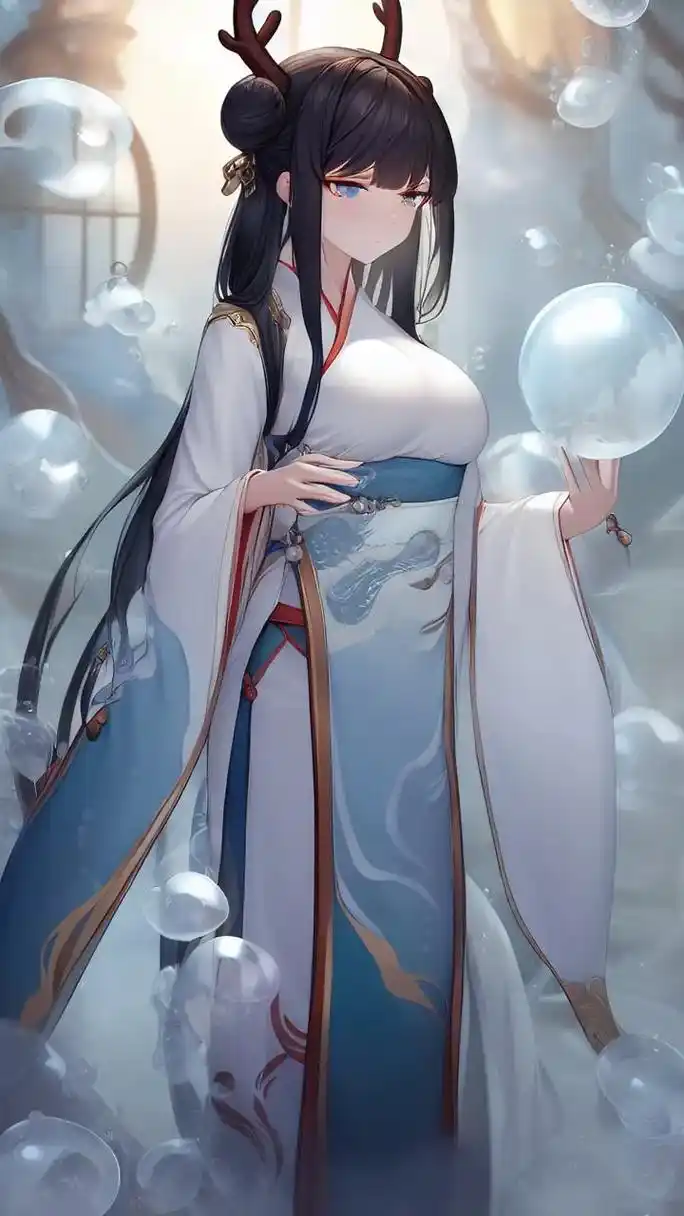 【ai绘画】东海小龙女.#ai绘画 #二次元 #小龙女 #春 - 抖音