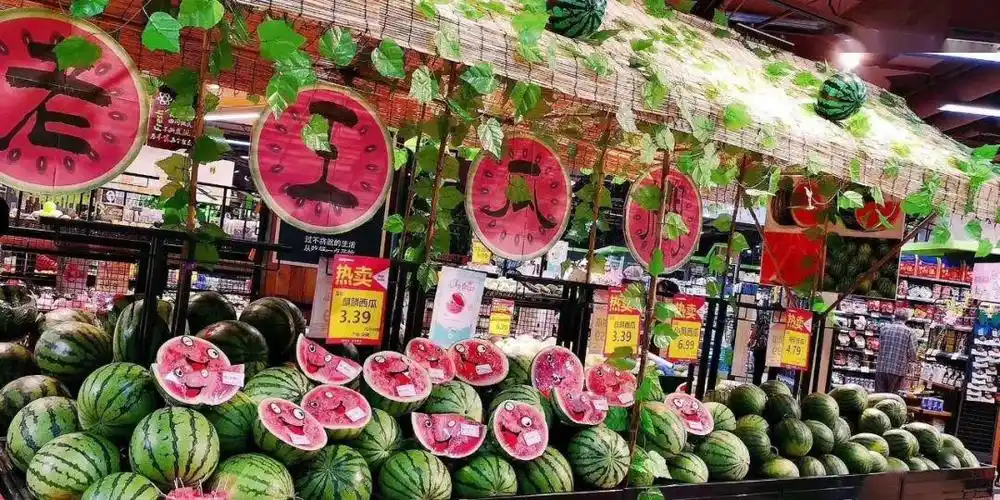 西瓜陈列标准大不卖都难