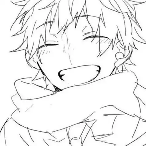 素描简笔画男二次元男生侧脸简笔画动漫人物简笔画男生卡通人物简笔画