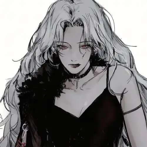 暗黑系女头好强的侵略感画师