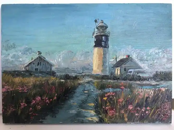 灯塔系列(2)|纯艺术|绘画|油画很难吗 - 原创作品 - 站酷 (zcool)