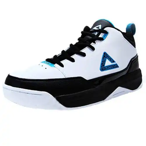 peak匹克篮球鞋男款经典低帮耐磨减震运动鞋训练鞋e23171a 大白黑色