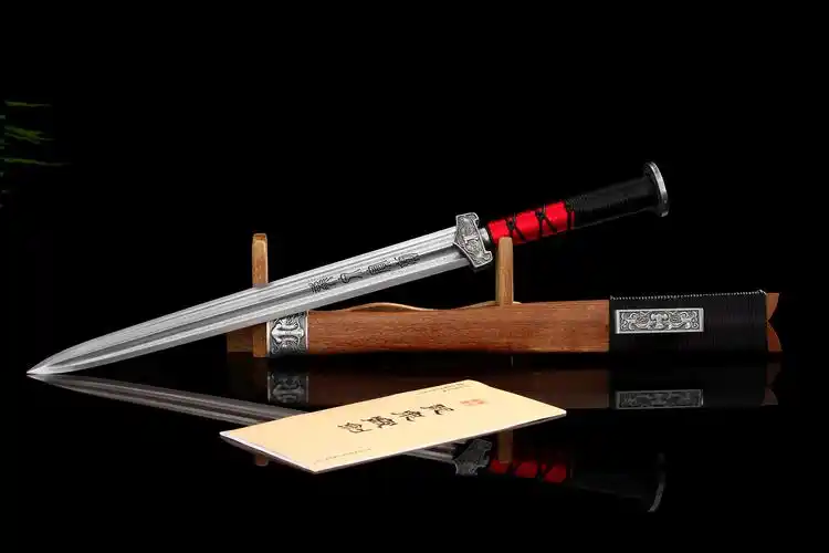 八面双槽小汉剑手工小短剑未开刃