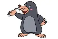 教你画鼹鼠简笔画