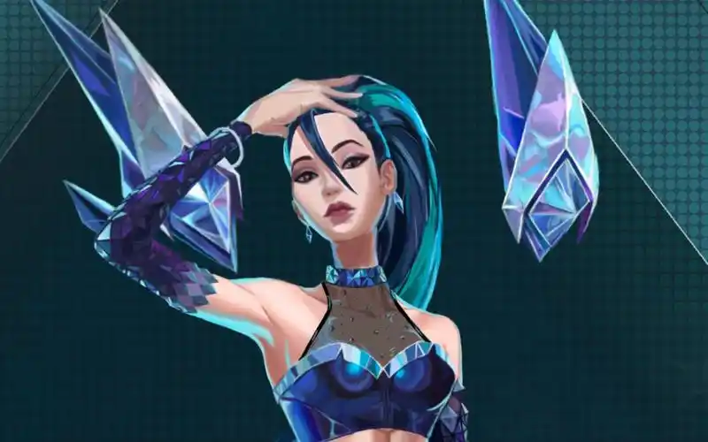 【procreate】lol-虚空之女 卡莎 k/da all out 绘画 ipad 临摹-初