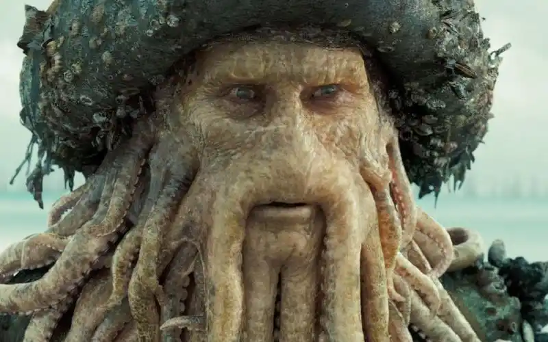 新手教程】3小时倒计时挑战【加勒比海盗角色模型 - 章鱼脸船长-戴维