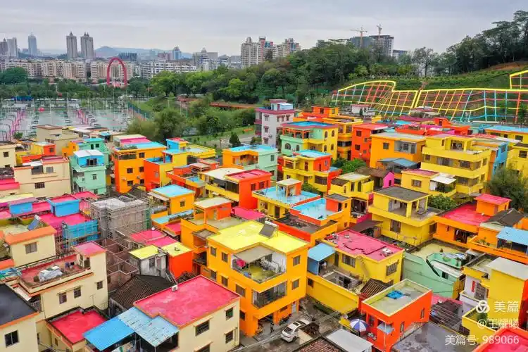 彩虹村,芦荟花海一天创作