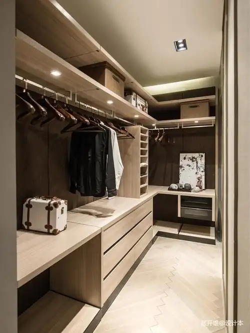 温馨324平现代样板间衣帽间装修美图