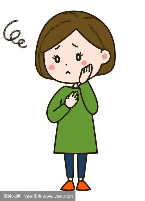 一个忧心忡忡的女人