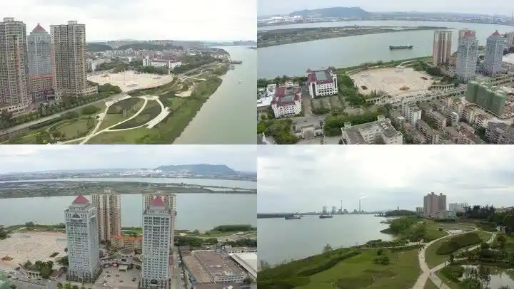 佛山高明区世纪广场航拍