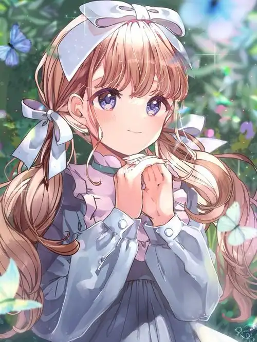 二次元图片可爱的小女孩