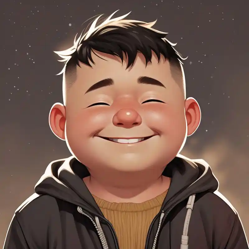 可可爱爱的小胖子头像来啦,肉嘟嘟的脸蛋,好想捏一捏,太可爱了吧!