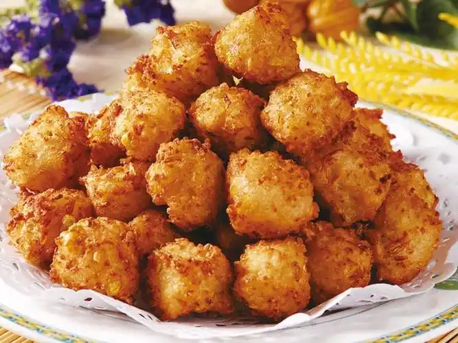 望江特产菜籽油炸萝卜丸子500g农家现炸无添加