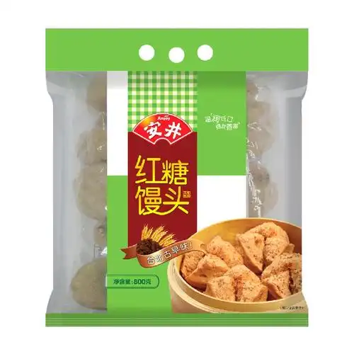 【自营y】安井红糖馒头800g袋装