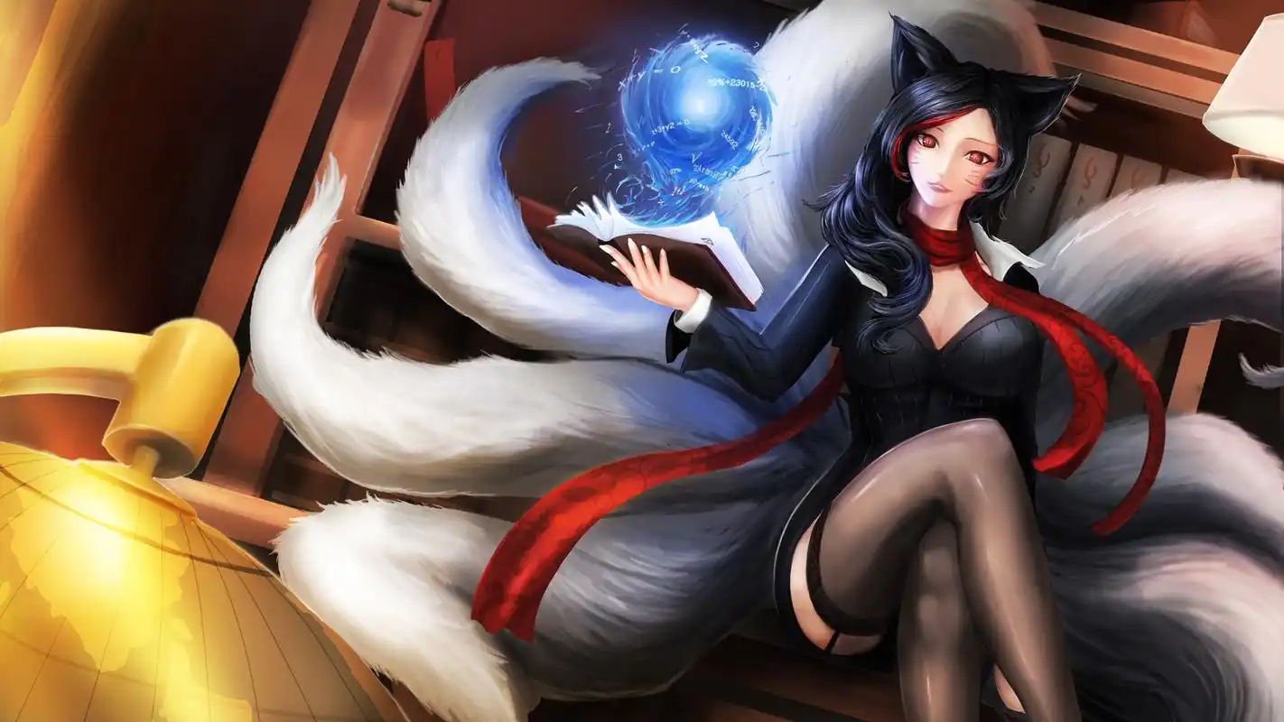 《英雄联盟》lol九尾妖狐阿狸高清宽屏壁纸