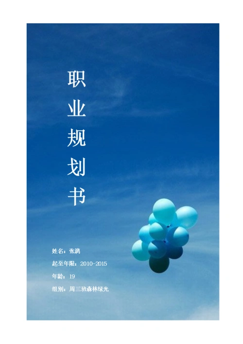 大学生职业规划设计模板.doc