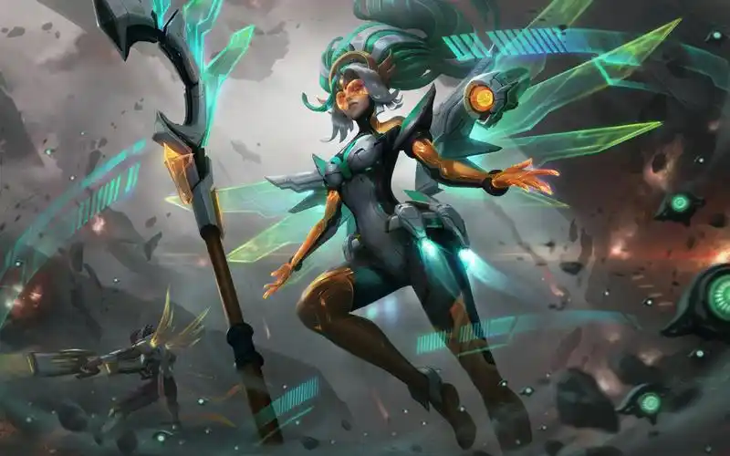 风暴之怒 迦娜 钢铁瓦尔基里 皮肤浏览 skin spotlight