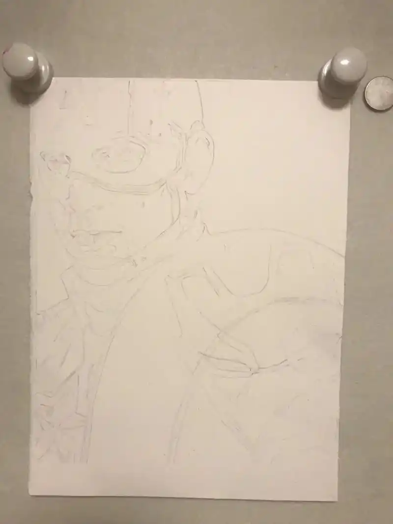 漫威电影(美国队长),彩铅素描,预计需要30个小时完成,步骤 - 抖音