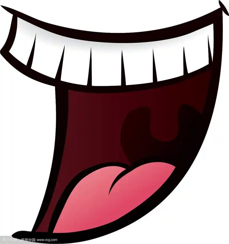嘴和嘴唇卡通