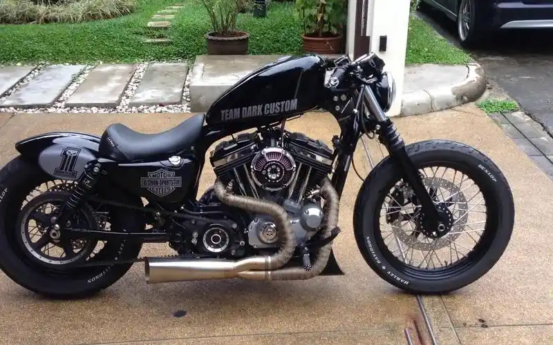 哈雷运动者暗黑骑士改装 harley sportster nightster