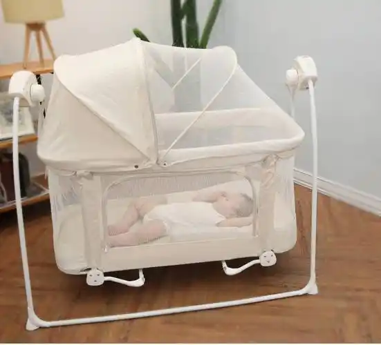 童印婴儿摇床宝宝摇床多功能婴儿电动摇篮床bb小摇床带蚊帐游戏床