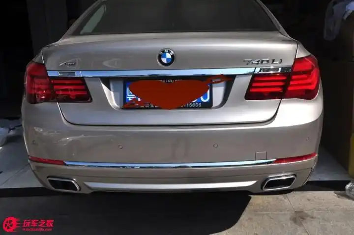 低调转身-宝马730改装740排气管