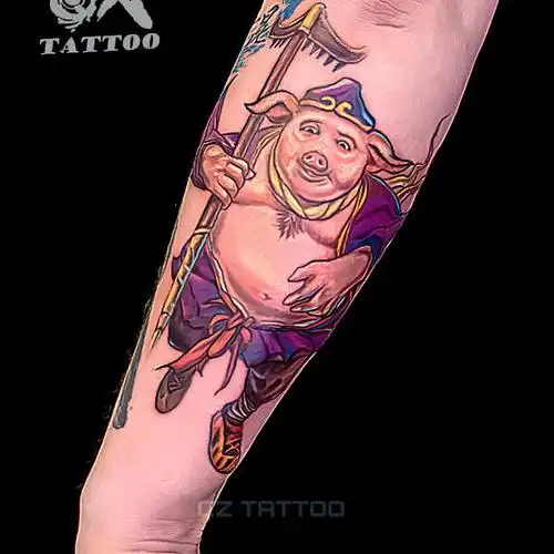 猪八戒 一位喜欢中国文化的美_纹身吧社区 - 纹身大咖