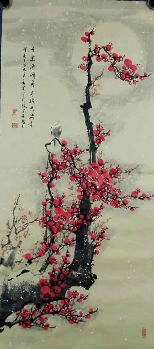 小三尺写意梅_梅花_花鸟_省美协国画_名家作品_藏画网_中国书画交易网