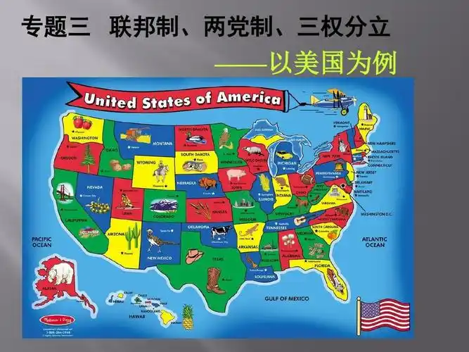 1262:美国的联邦制和两党制(共21张ppt)