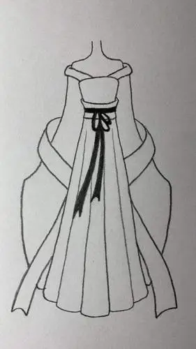 简笔画画古风服装是你喜欢的吗