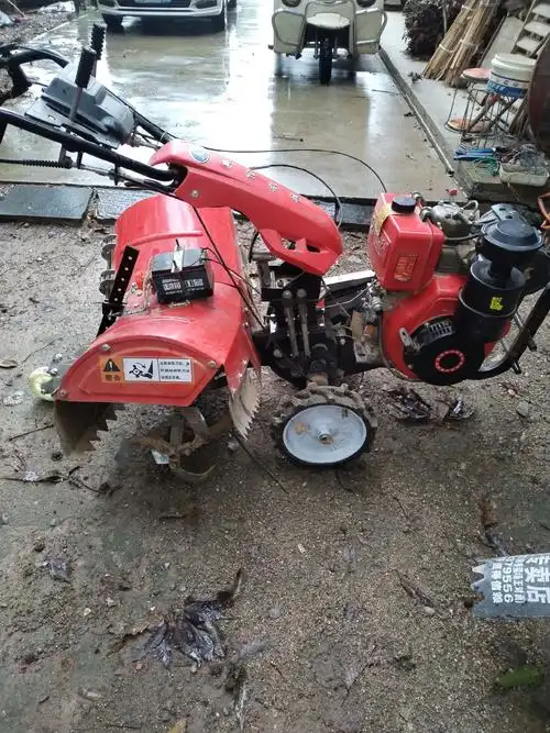 自己家用的小型耕地机,买了一年多,性能良好家用耕地的好帮手, - 抖音