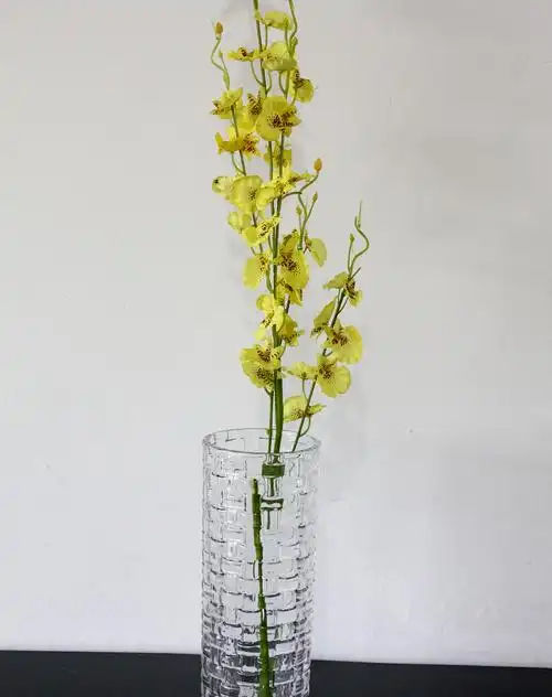 高仿插花跳舞兰(黄)