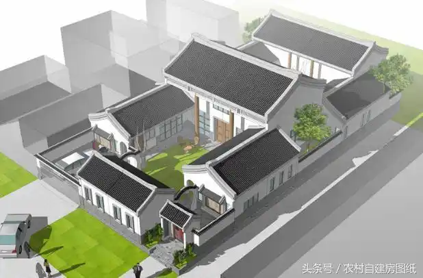 12款唯美四合院设计,集中华之美,欧式美式都得靠边站