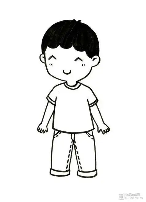 简笔画简笔画人身体