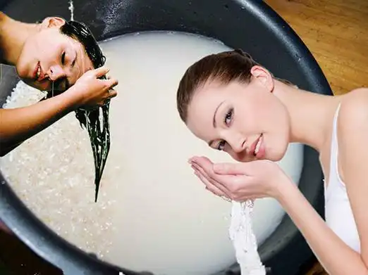 淘米水洗头发的好处淘米水洗头发的正确方式