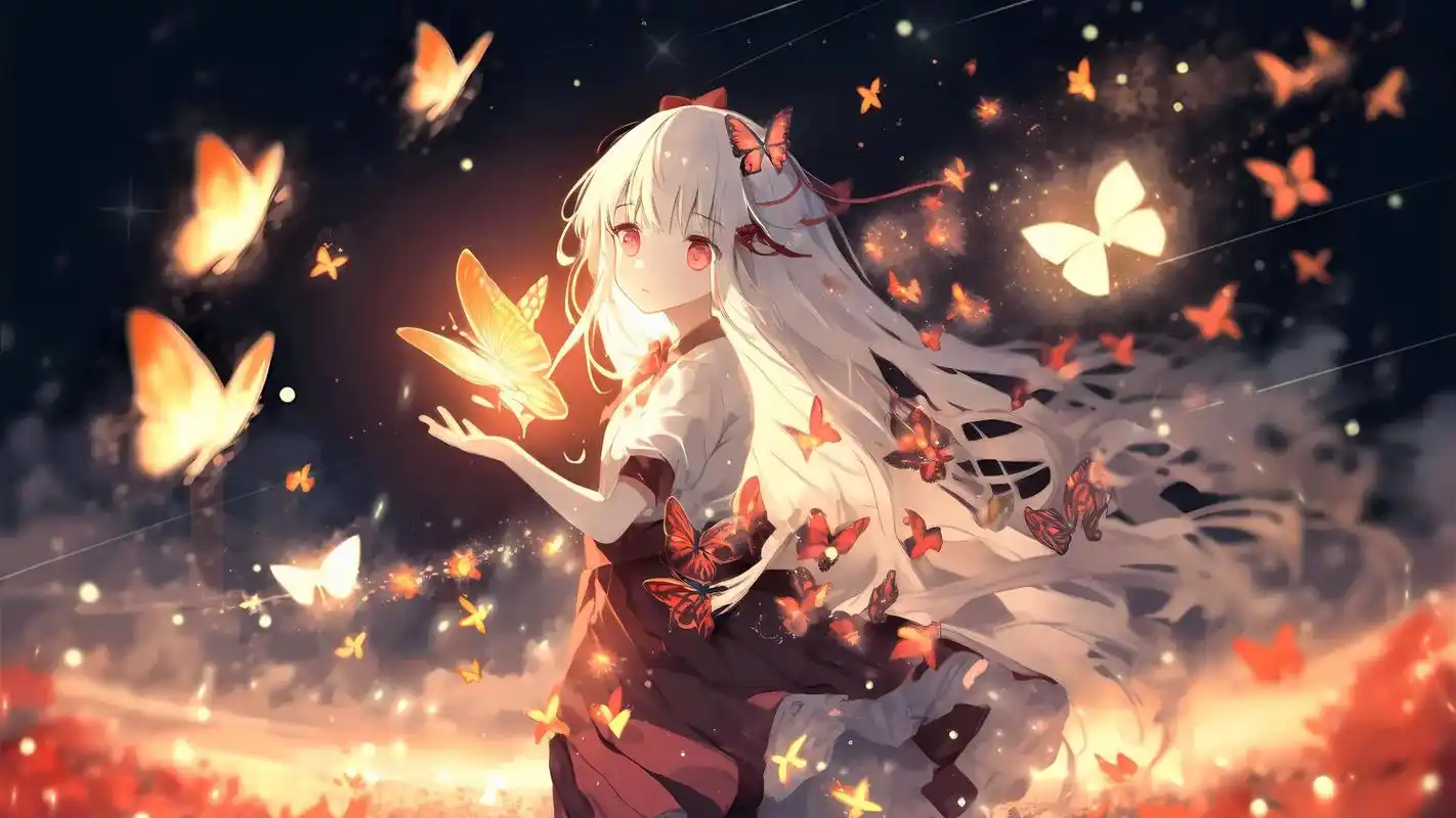 wallpaper今日壁纸精选.01.glowing-butterfly【4k] 02.