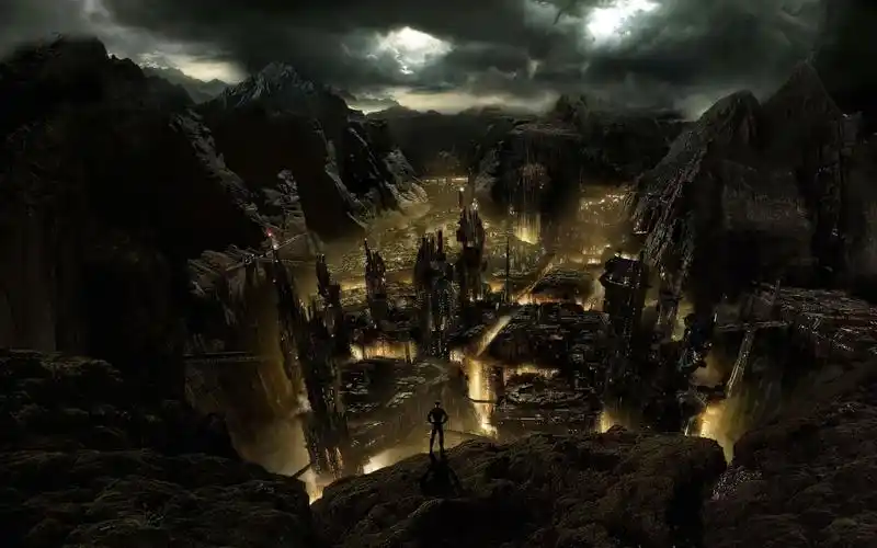 黑暗的城市,高清图片,壁纸 - 酷酷桌面