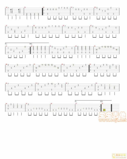 植物大战僵尸吉他谱-弹唱谱-c调-虫虫吉他