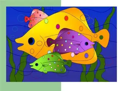 重重叠叠的简笔画怎么画