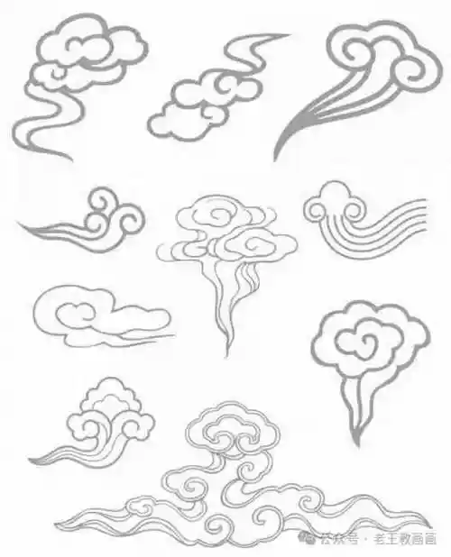 难得一见!传统祥云纹饰资料,收藏备用