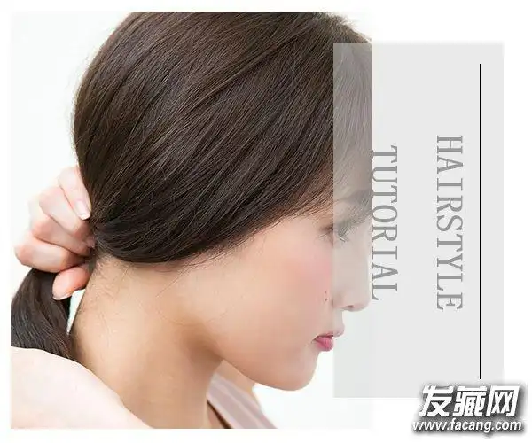 style 1服帖整齐的马尾辫造型,常常会给人一种老气的感觉,想要显嫩显