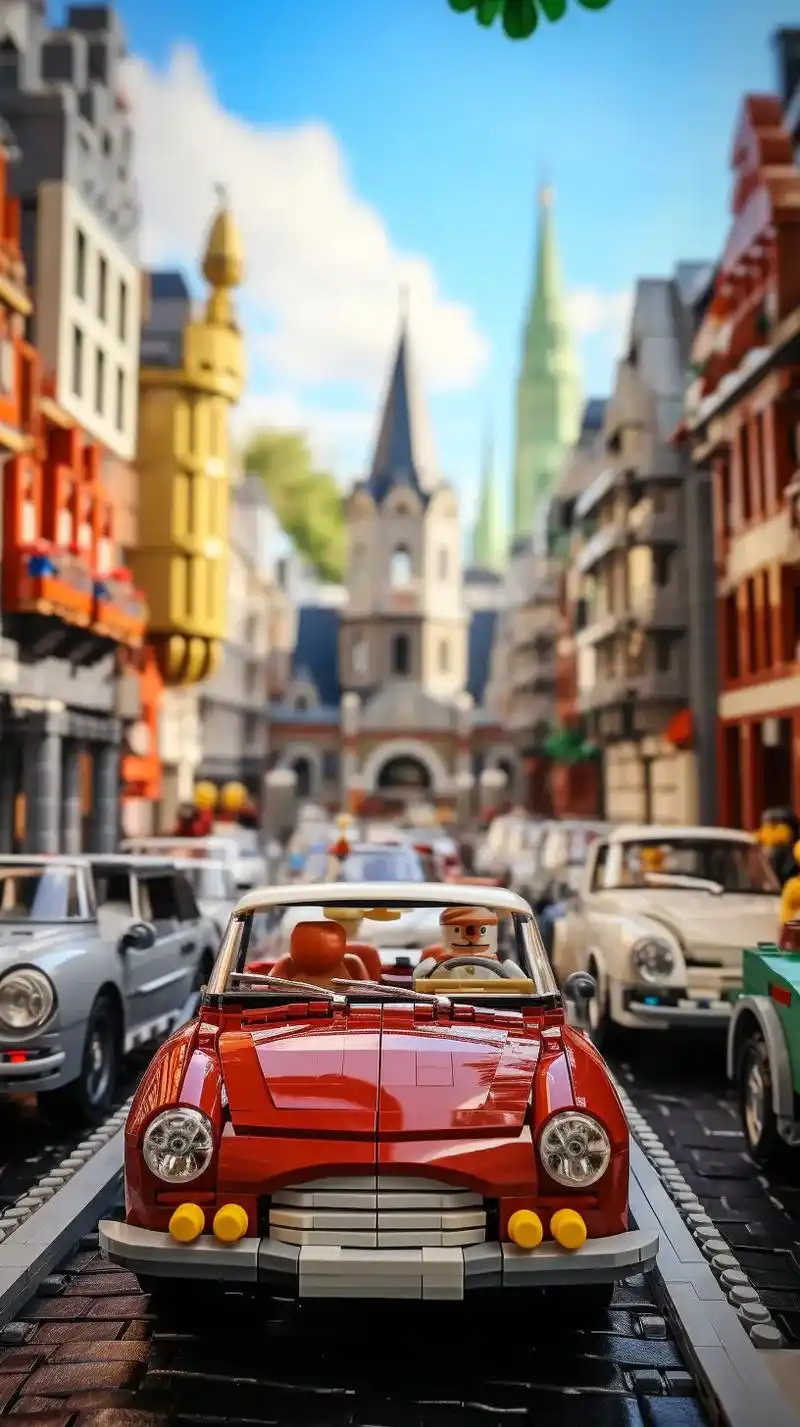 乐高城市街拍.早高峰的乐高城市#微缩场景 #街拍 #壁纸 - 抖音