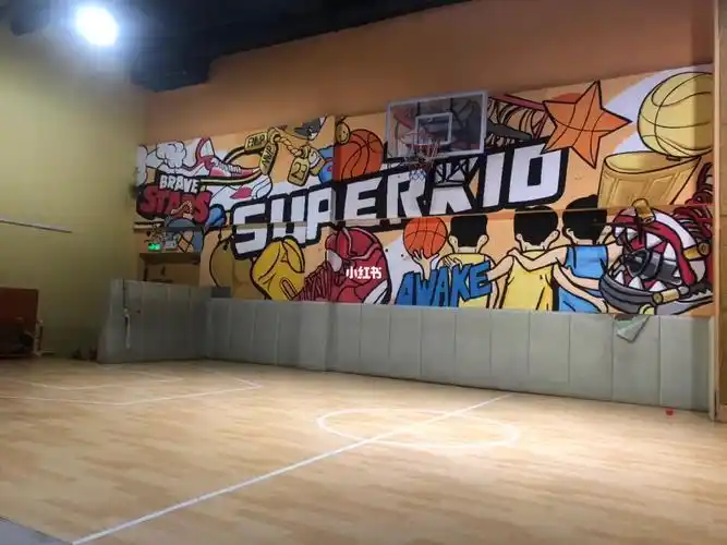 不知不觉已经画了那么多地方了_墙绘_篮球_篮球馆_潮流_潮流艺术_涂鸦