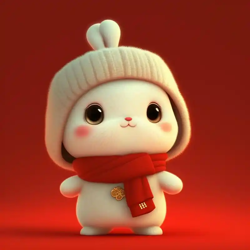 新年新头像 喜气洋洋过大年🧨 原创招财兔兔头像再来一波 新年新