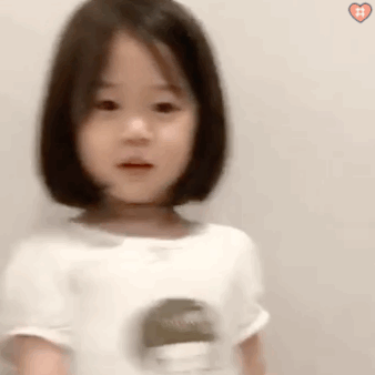 萌娃金雪表情包动图